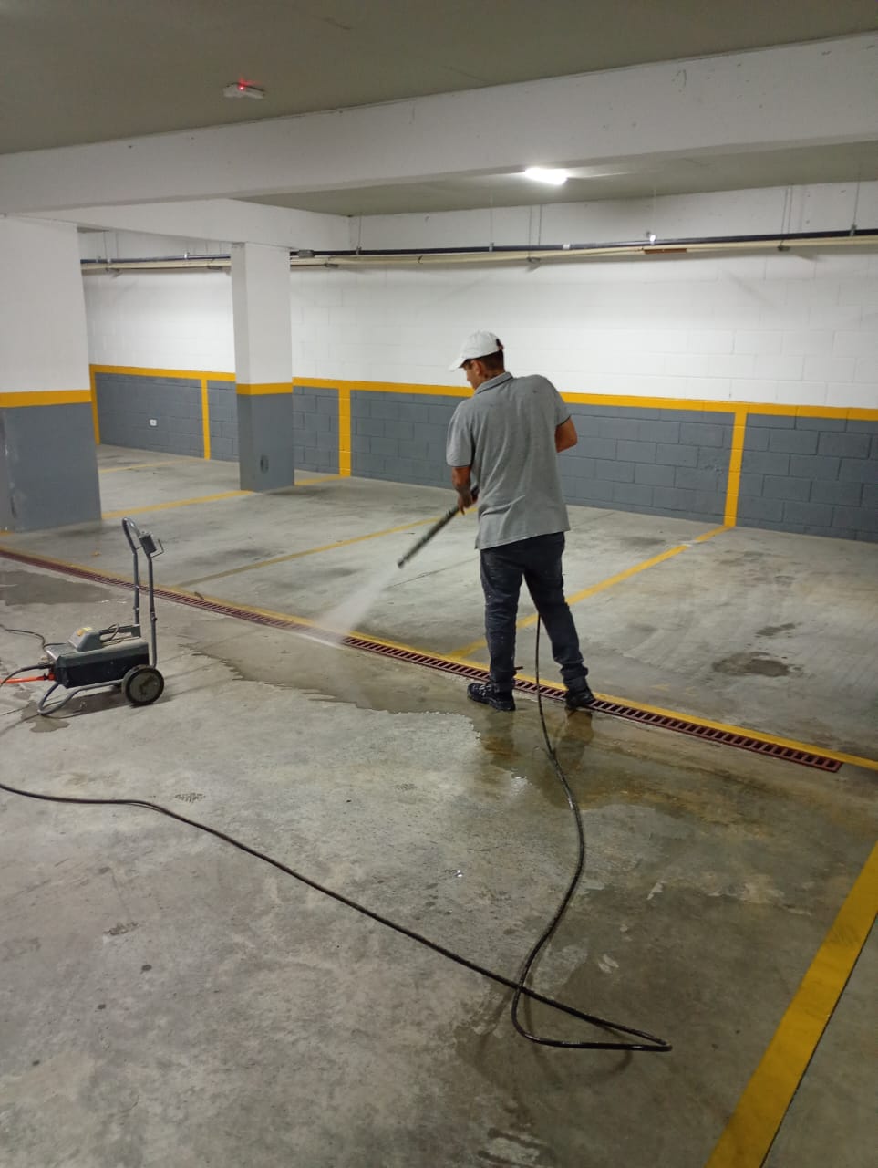 Processo de lavagem para receber a aplicação 🚿