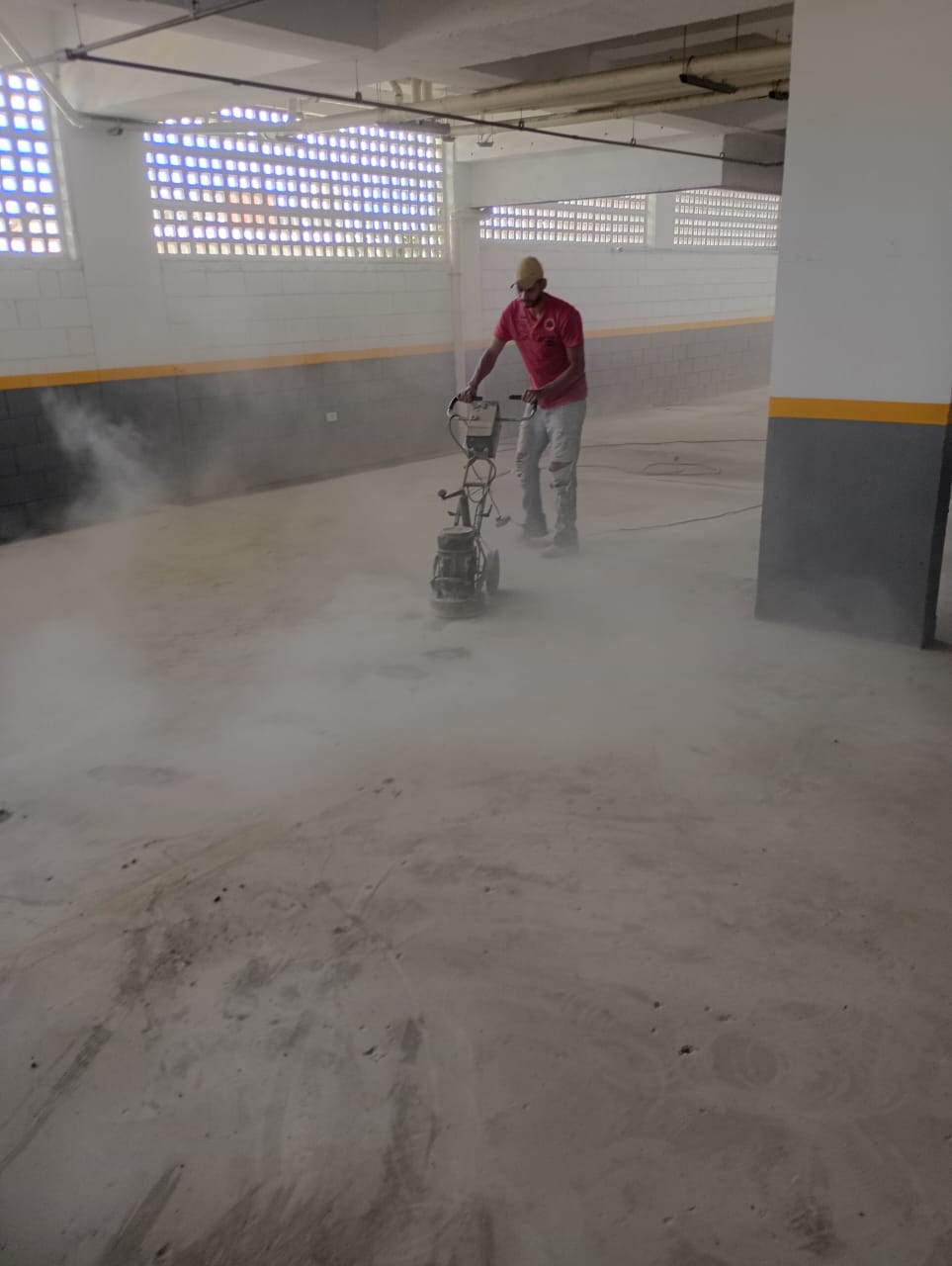 Preparando o piso 👏